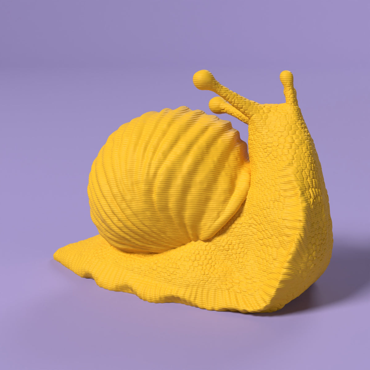 Che Lumaca! Testa in Su Scamarcia Design – colore Giallo, stampa 3D in bio-PLA