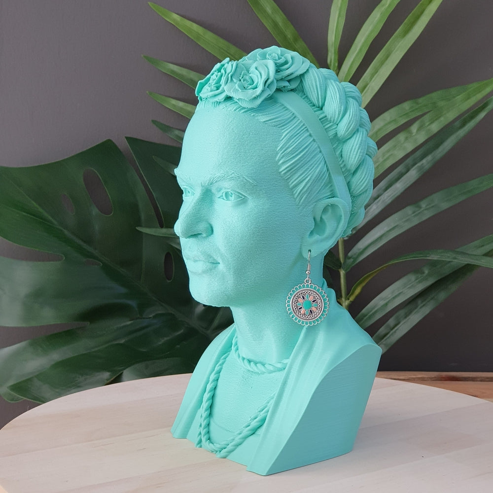 Busto di Frida Kahlo in materiale Bio