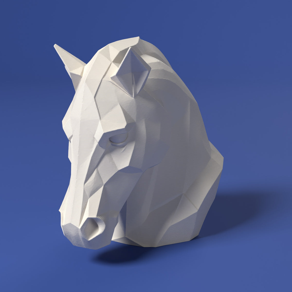 Testa di Cavallo Scamarcia Design – colore Bianco, stampa 3D in bio-PLA