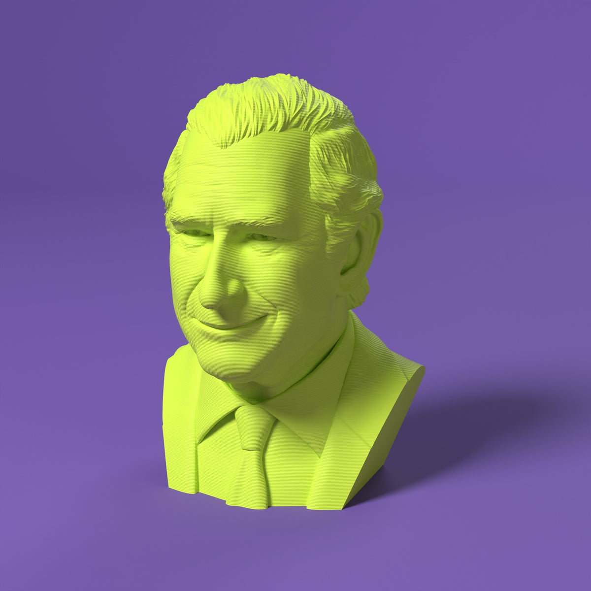 Il Re Scamarcia Design β colore Giallo Fluo, stampa 3D in bio-PLA