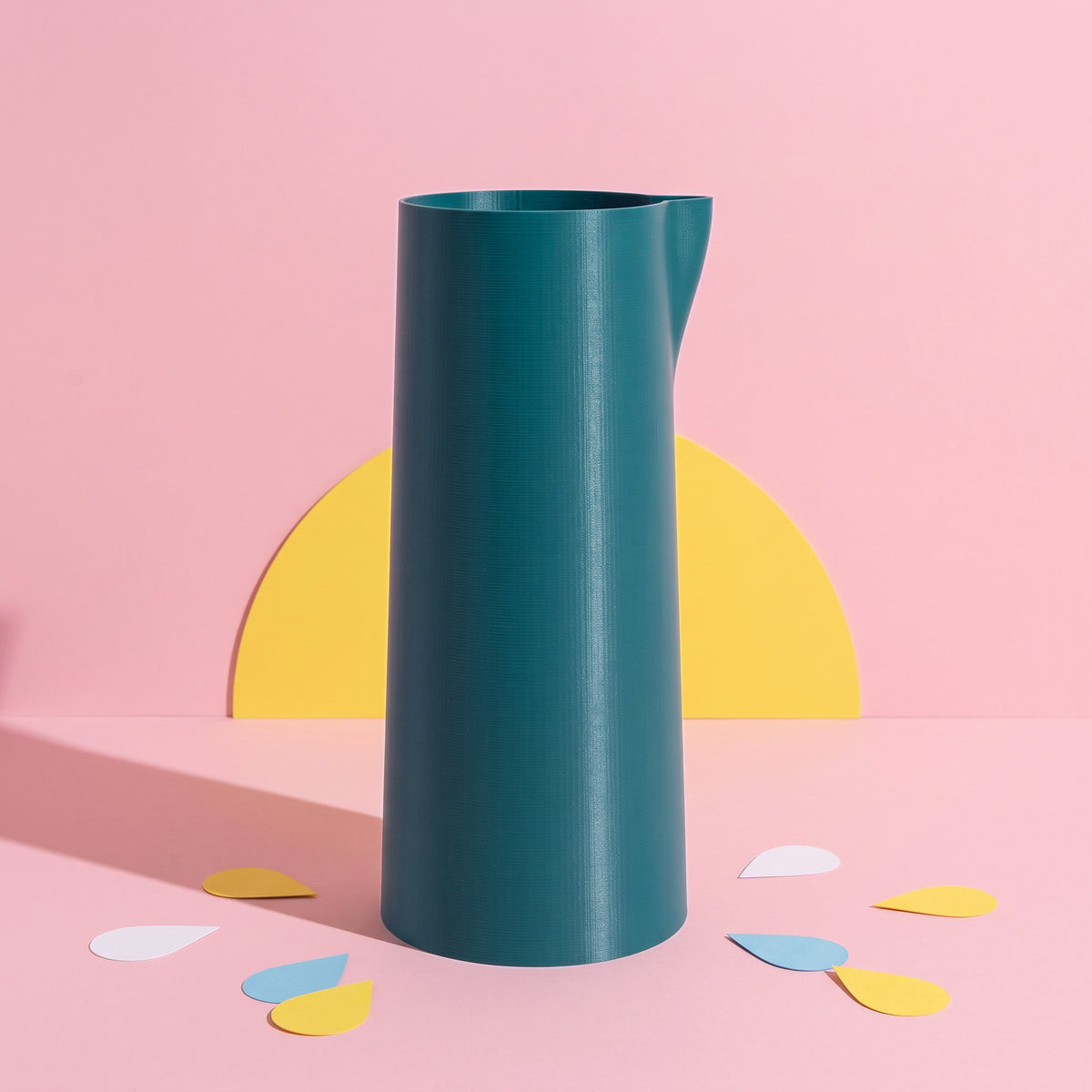 Portaombrelli Brokka Scamarcia Design – colore Verde Petrolio, foto pop color block