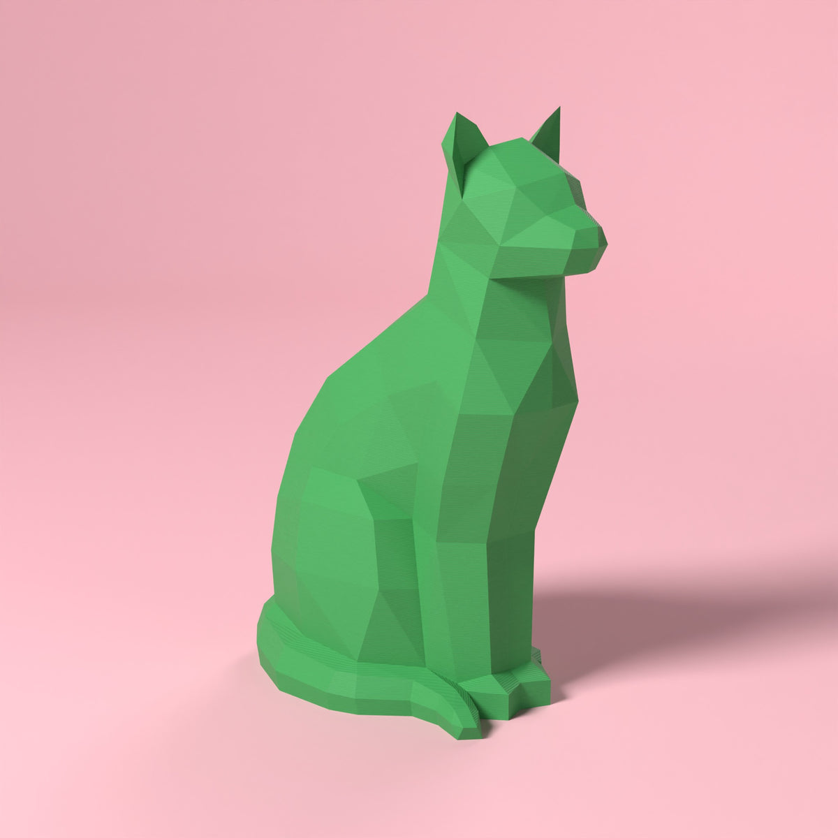 Gatto da Guardia Scamarcia Design – colore Verde, stampa 3D in bio-PLA