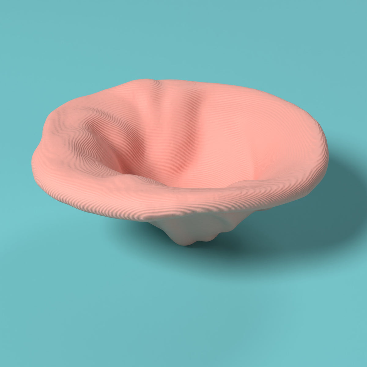 Orecchietta - Centrotavola Scamarcia Design – colore Rosa, stampa 3D in bio-PLA