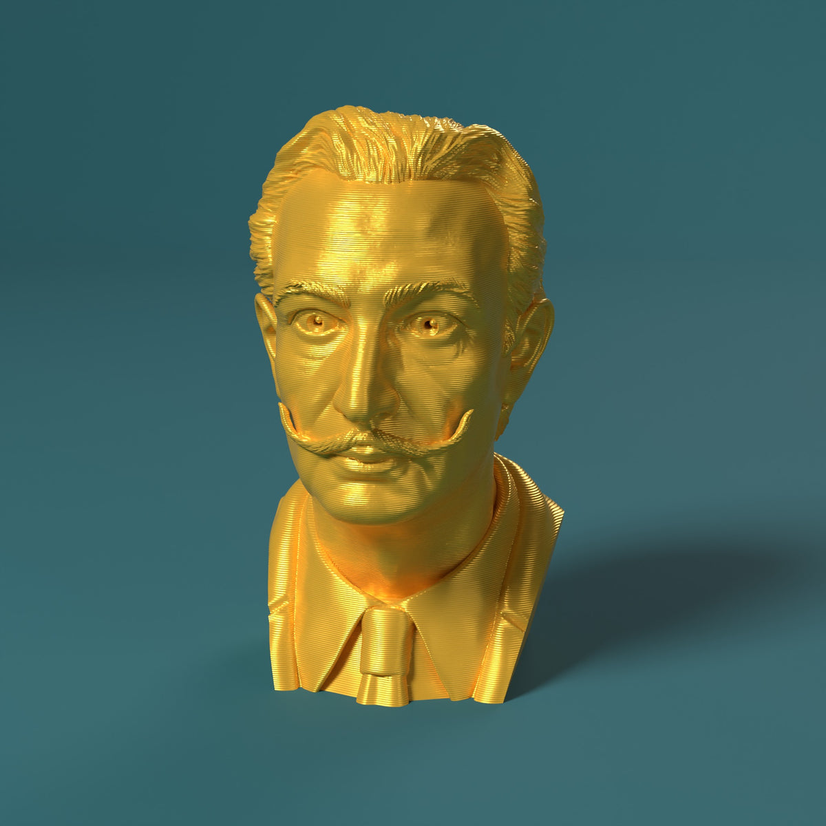 Salvador Dalí - Maestri Collection Scamarcia Design – colore Oro, stampa 3D in bio-PLA
