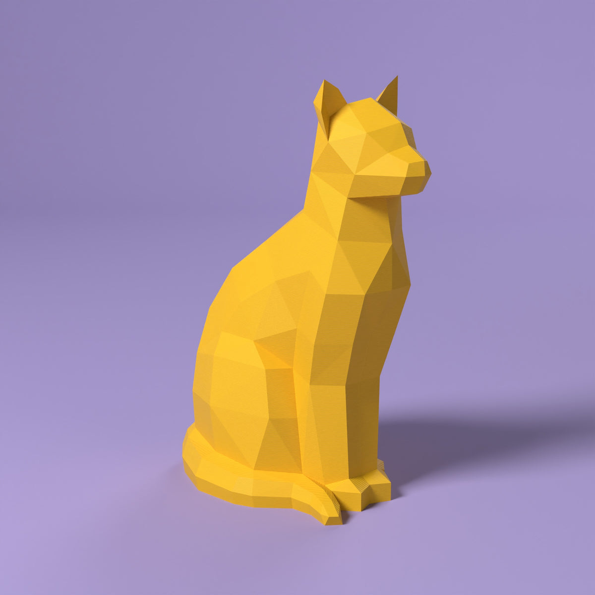 Gatto da Guardia Scamarcia Design – colore Giallo, stampa 3D in bio-PLA