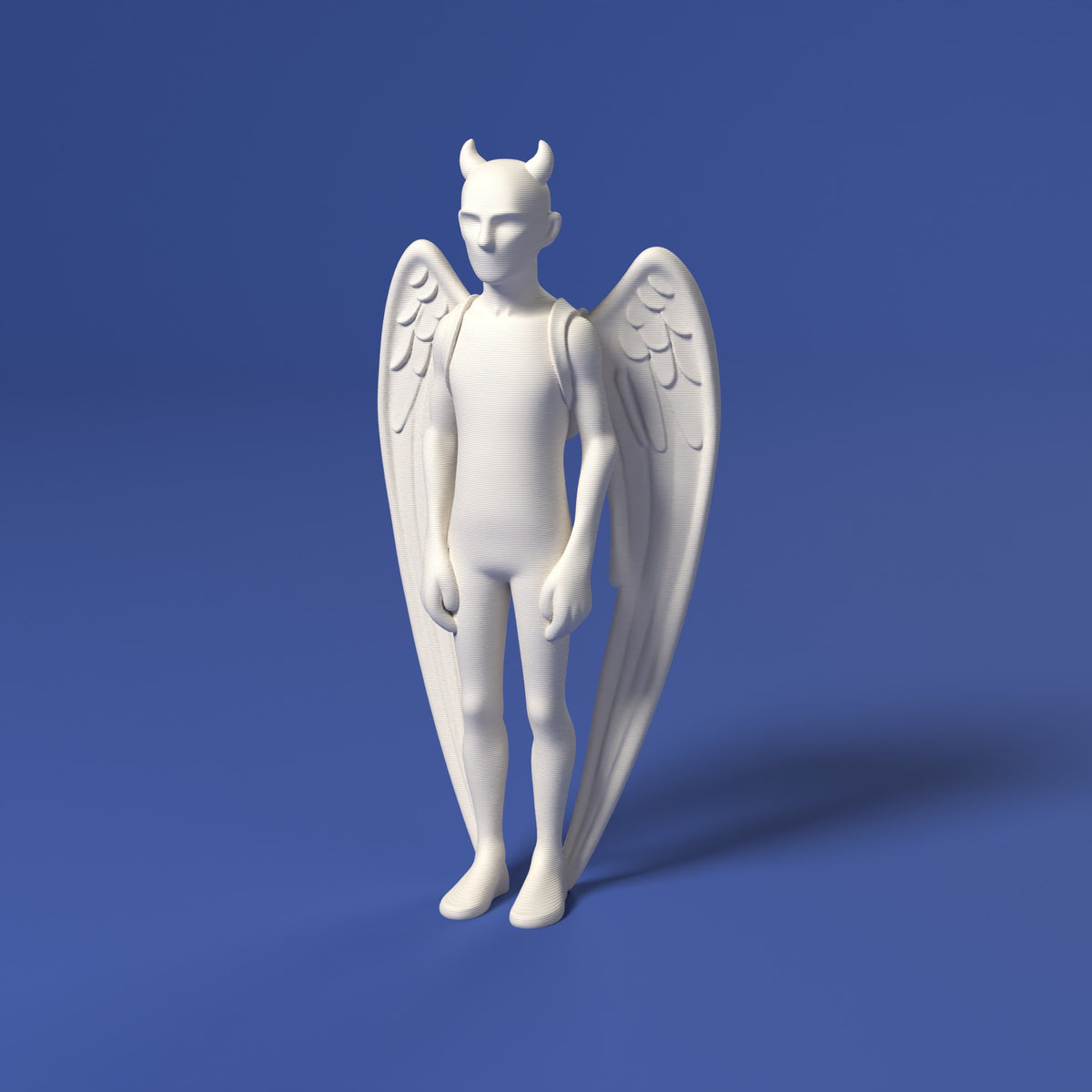 Riven - L'Angelo Caduto Scamarcia Design – colore Bianco, stampa 3D in bio-PLA