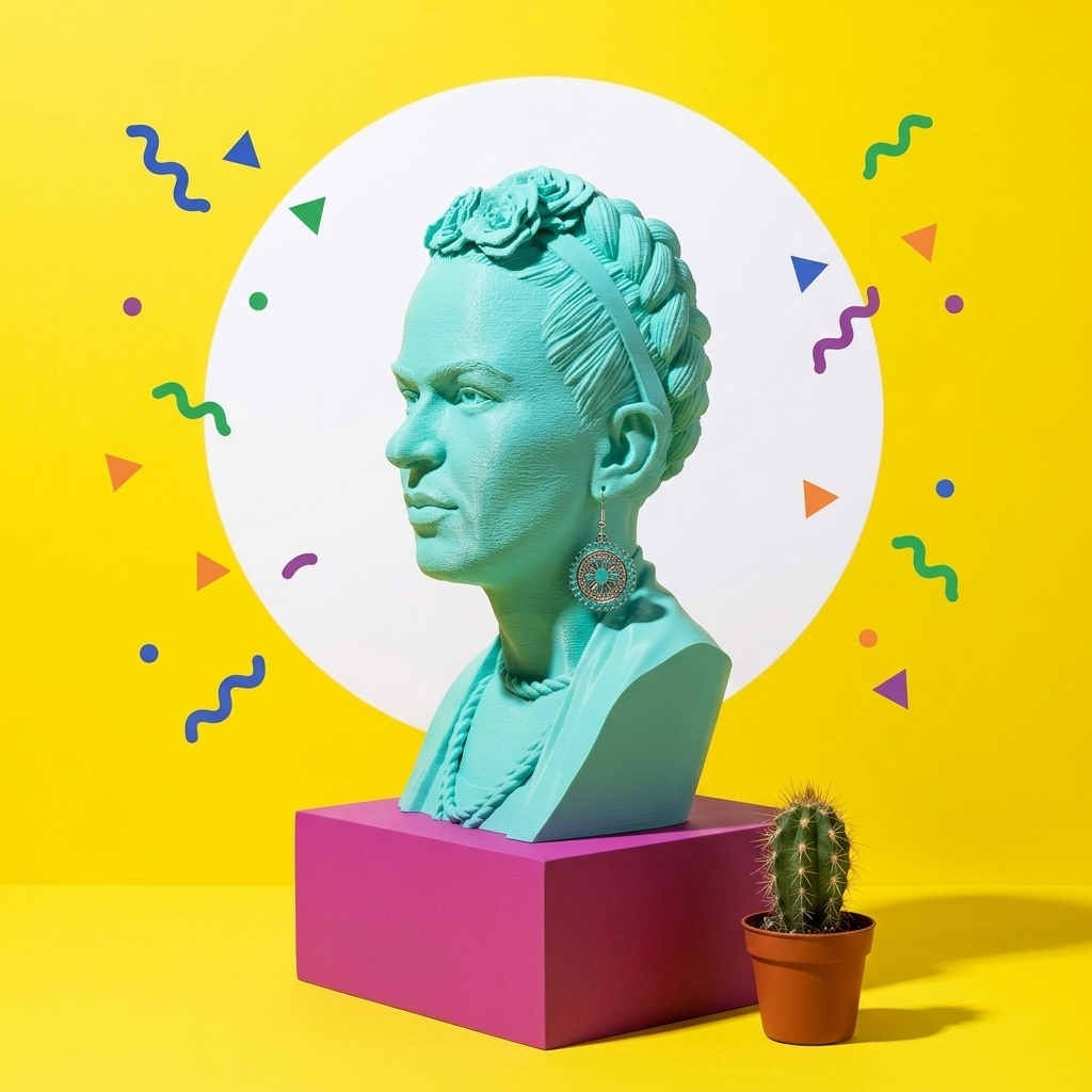Busto Frida - pop art