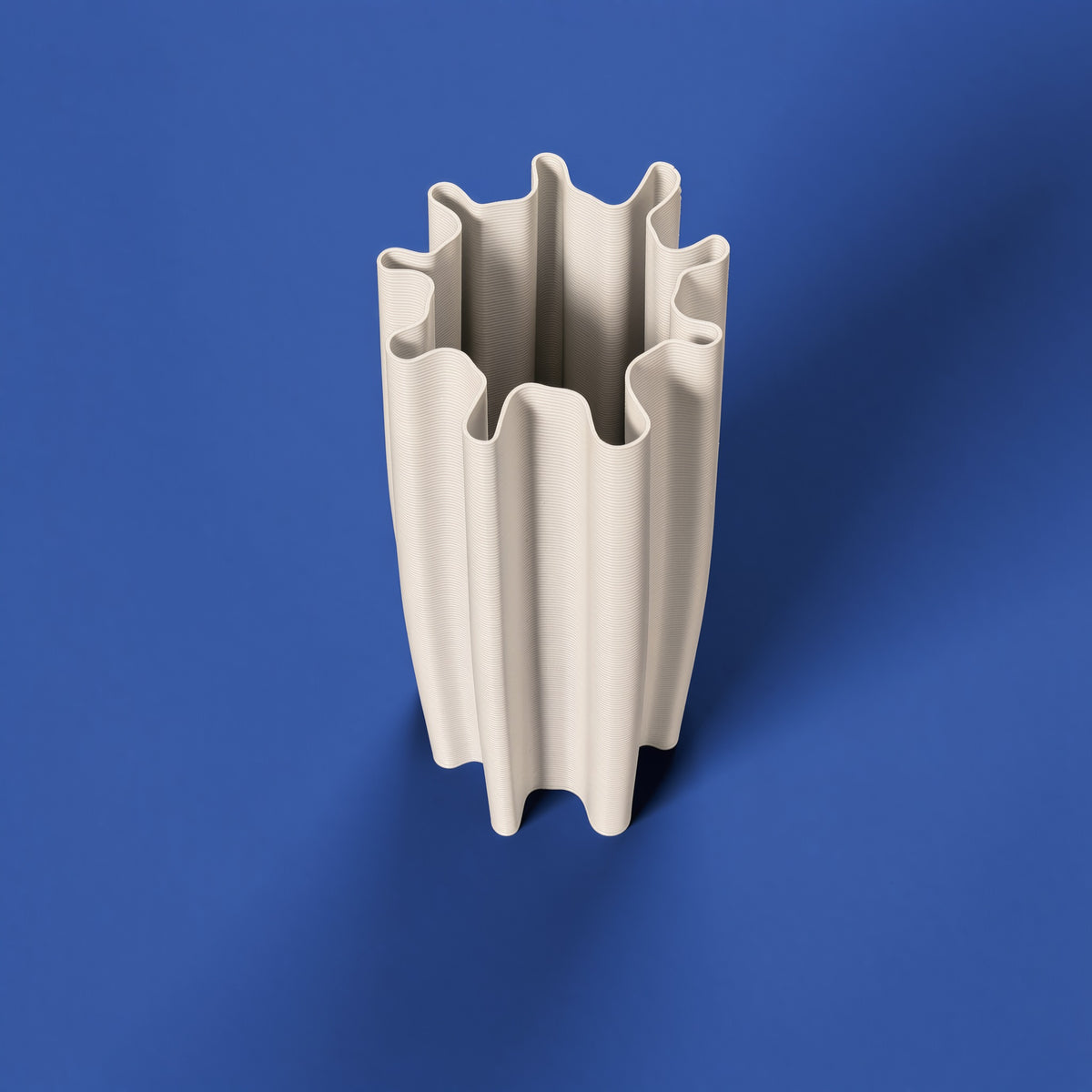 Portaombrelli Corallo Scamarcia Design visto dall'alto – colore Bianco