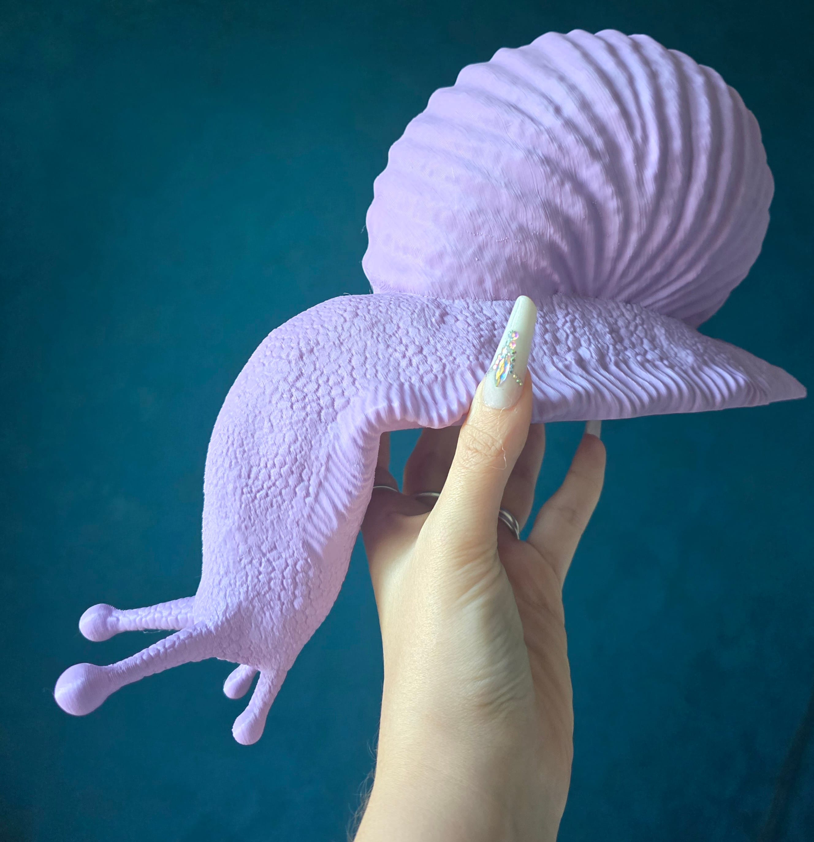 Che Lumaca! Testa in Giù, scultura lumaca in PLA biodegradabile - 2