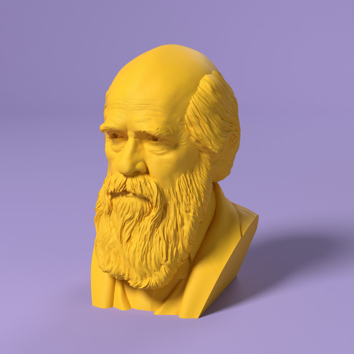 Charles Darwin Scamarcia Design – colore Giallo, stampa 3D in bio-PLA