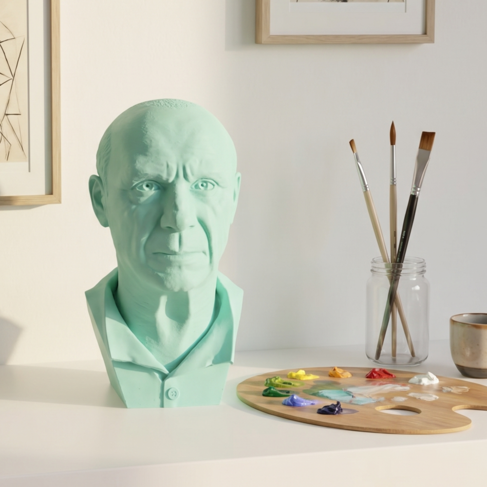 Busto di Picasso Maestri Collection