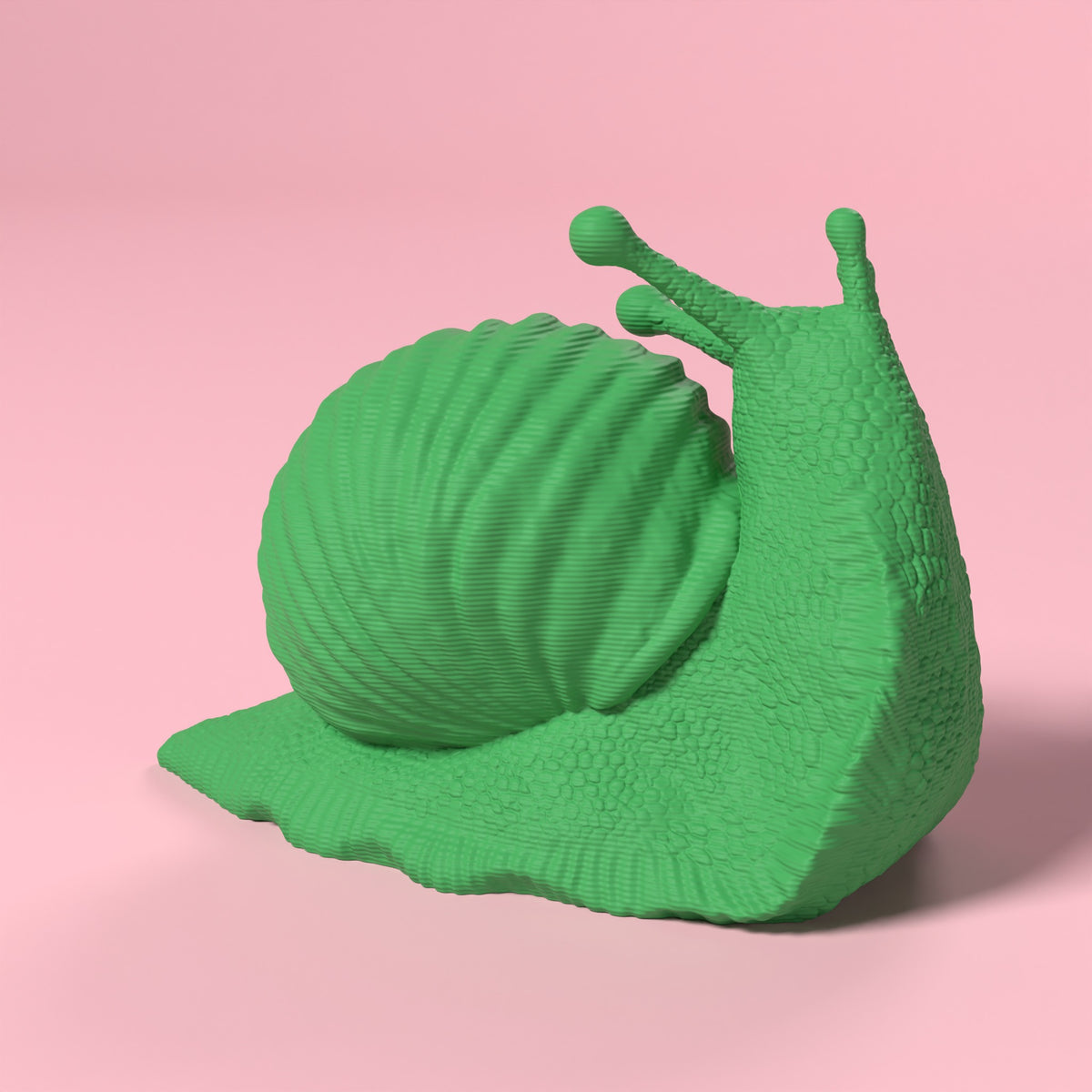 Che Lumaca! Testa in Su Scamarcia Design – colore Verde, stampa 3D in bio-PLA