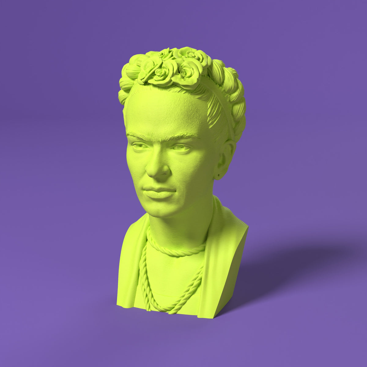 Frida Scamarcia Design – colore Giallo Fluo, stampa 3D in bio-PLA