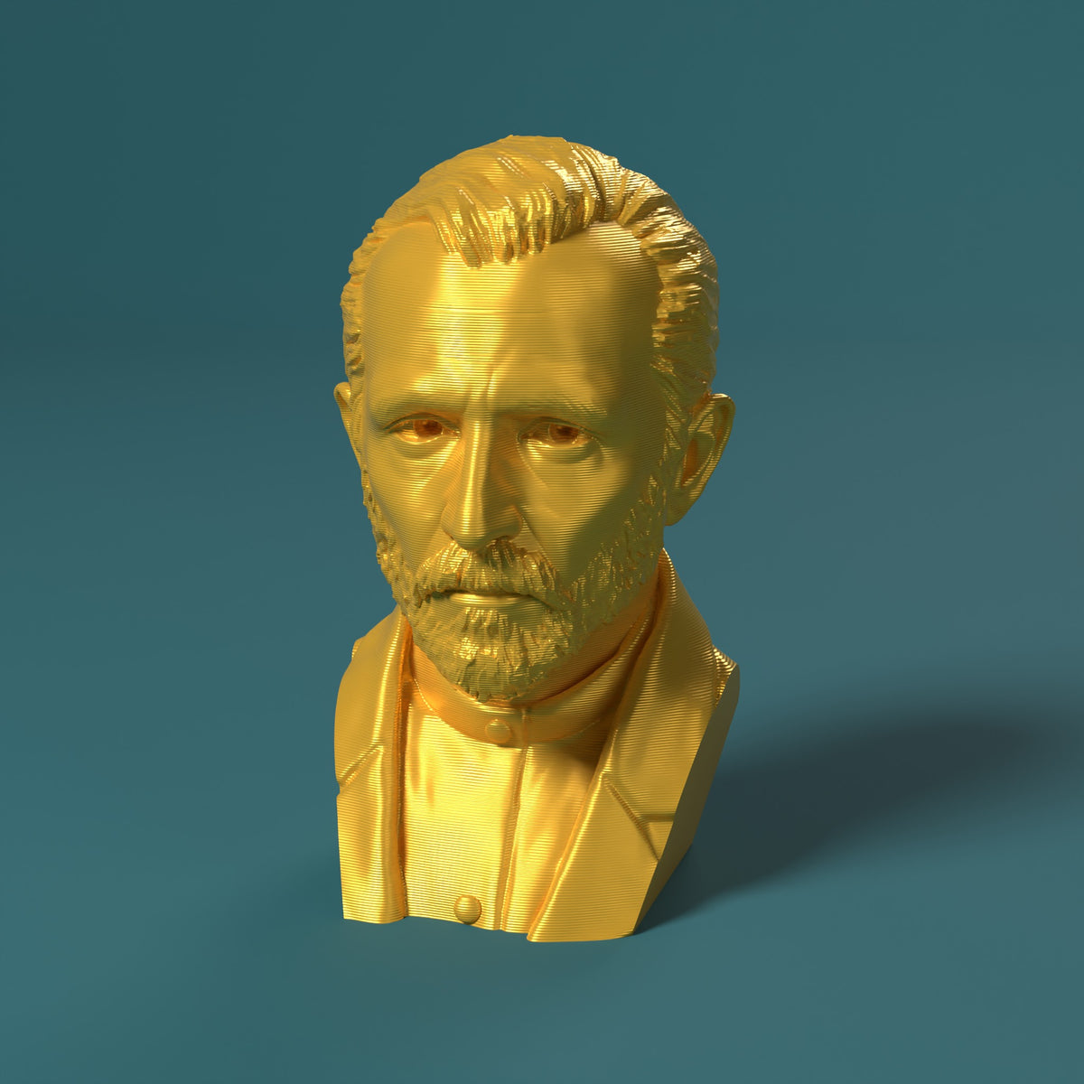 Vincent Van Gogh - Maestri Collection Scamarcia Design – colore Oro, stampa 3D in bio-PLA