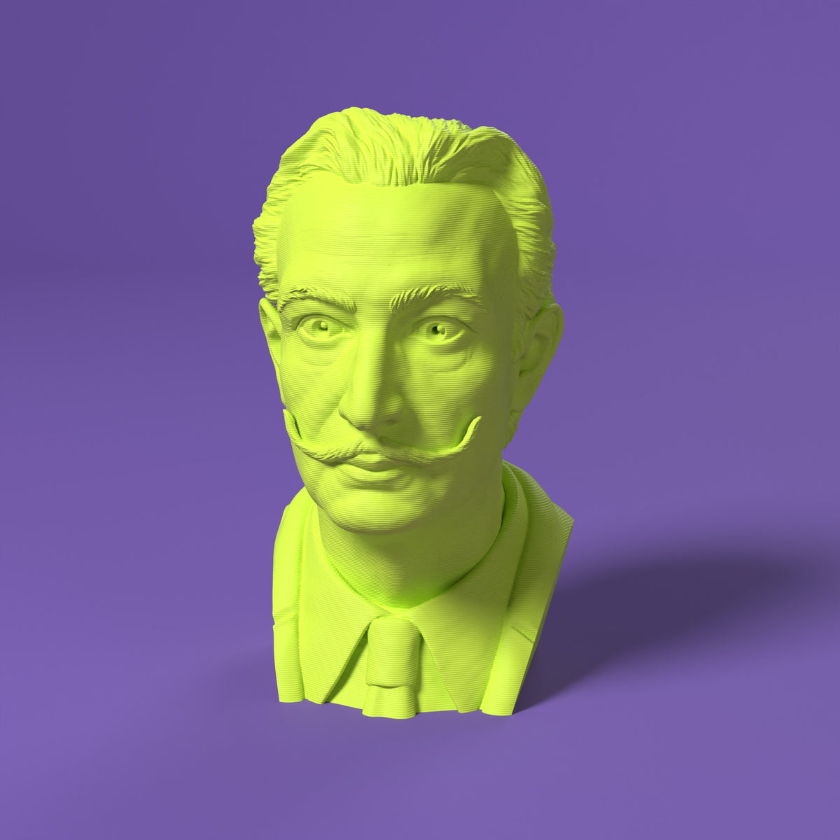 Salvador Dalí - Maestri Collection Scamarcia Design – colore Giallo Fluo, stampa 3D in bio-PLA