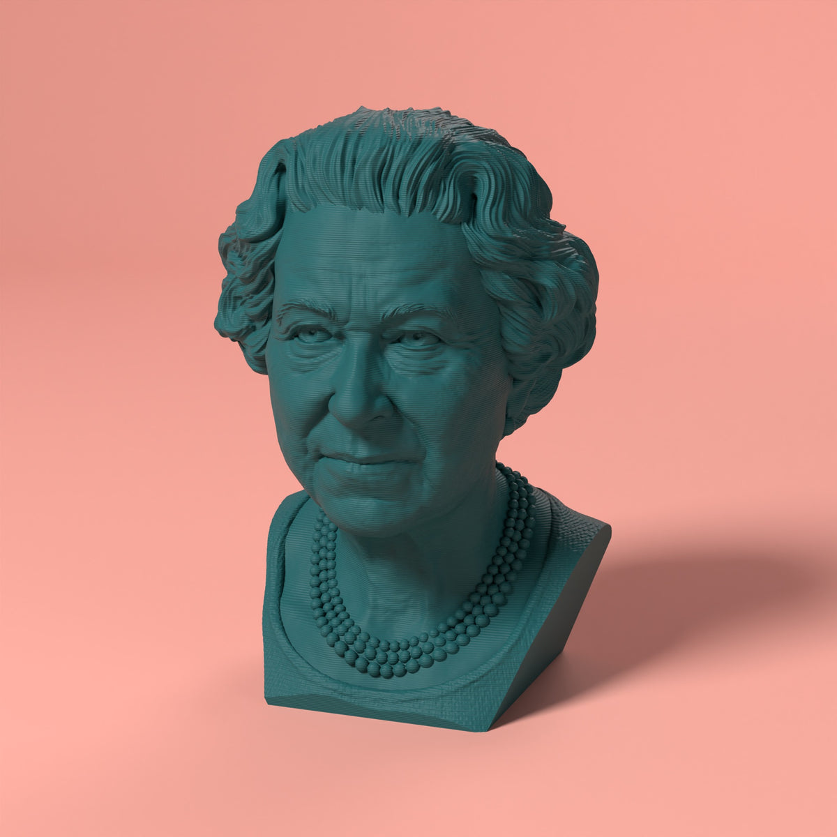 La Regina Scamarcia Design – colore Verde Petrolio, stampa 3D in bio-PLA
