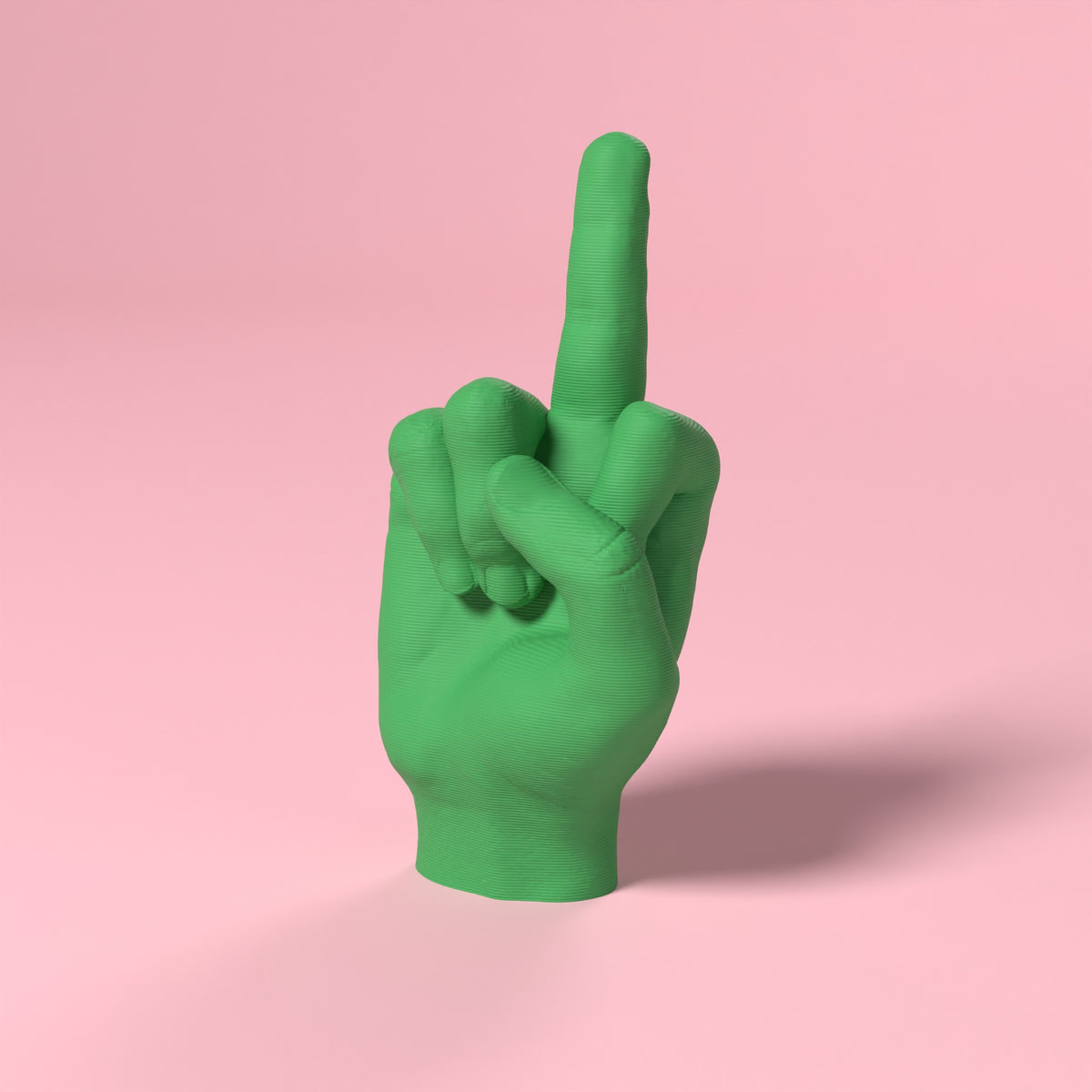 Il Dito - Digitus Impudicus Scamarcia Design – colore Verde, stampa 3D in bio-PLA