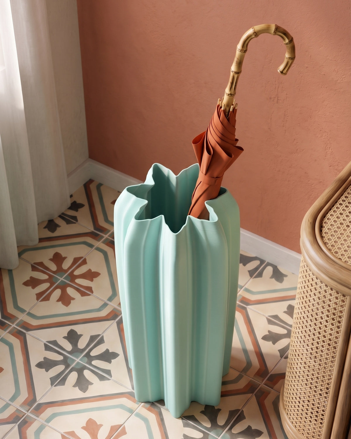 Portaombrelli Cactus Scamarcia Design visto dall'alto