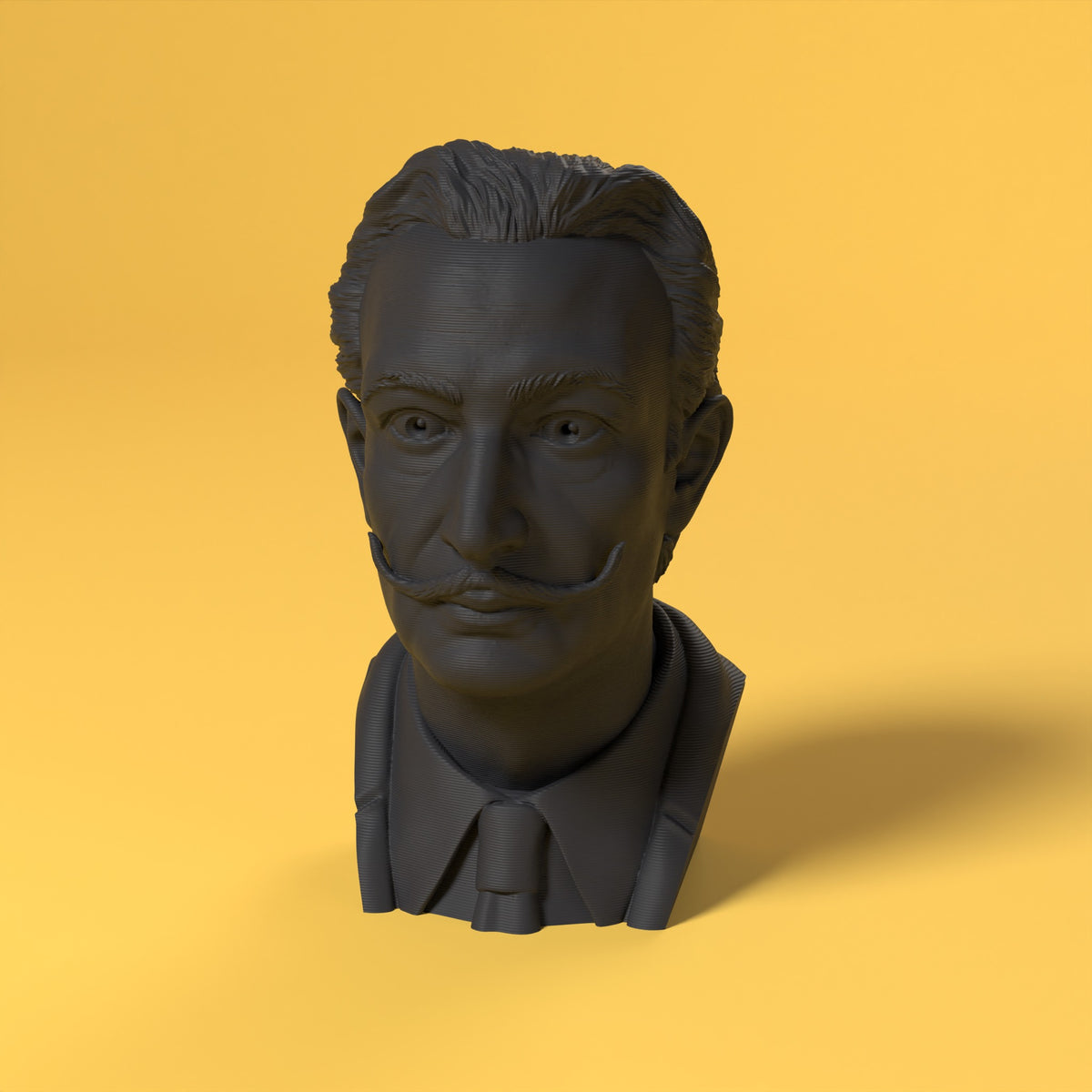 Salvador Dalí - Maestri Collection Scamarcia Design – colore Nero, stampa 3D in bio-PLA