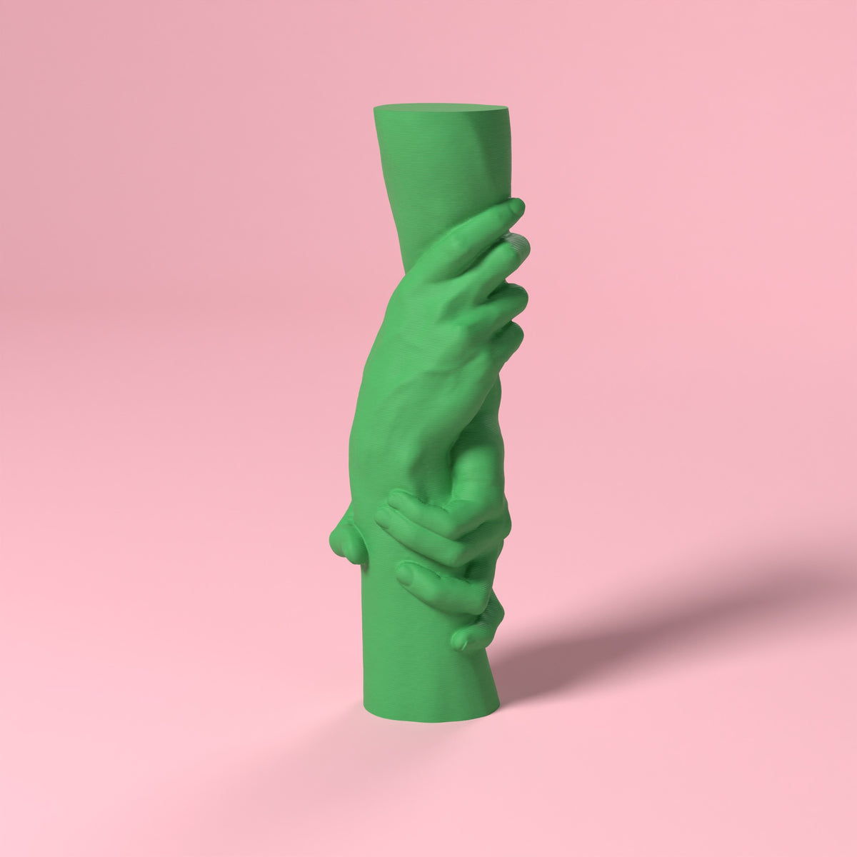 Scultura Legame - L'Arte di tenersi stretti Scamarcia Design – colore Verde, stampa 3D in bio-PLA