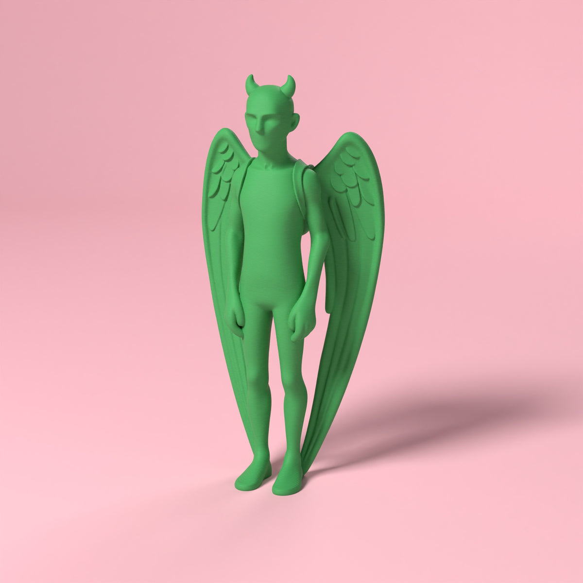 Riven - L'Angelo Caduto Scamarcia Design – colore Verde, stampa 3D in bio-PLA