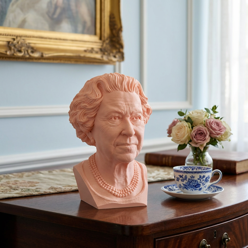 Busto La Regina su consolle inglese - lifestyle