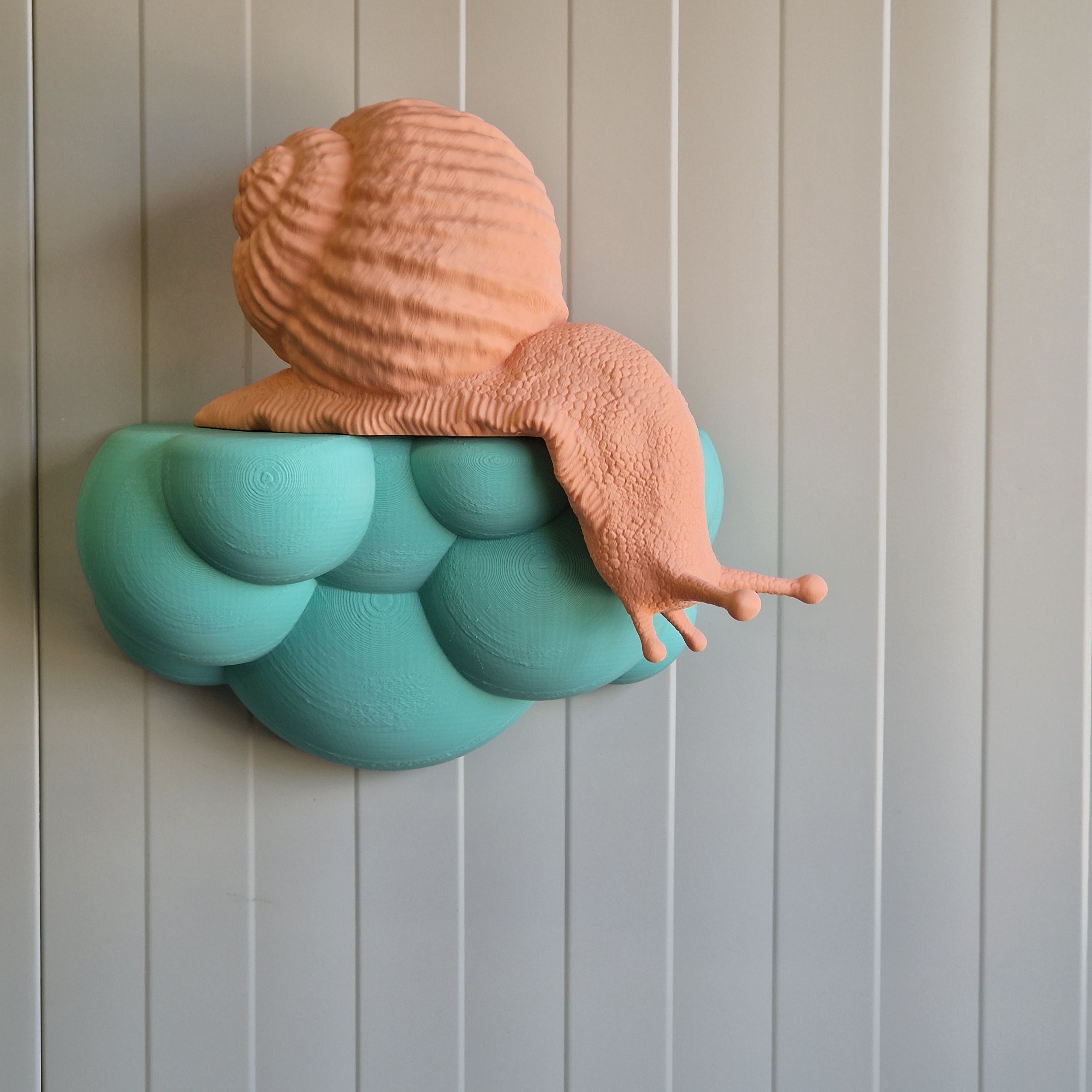 Che Lumaca! Testa in Giù, scultura lumaca in PLA biodegradabile - 3