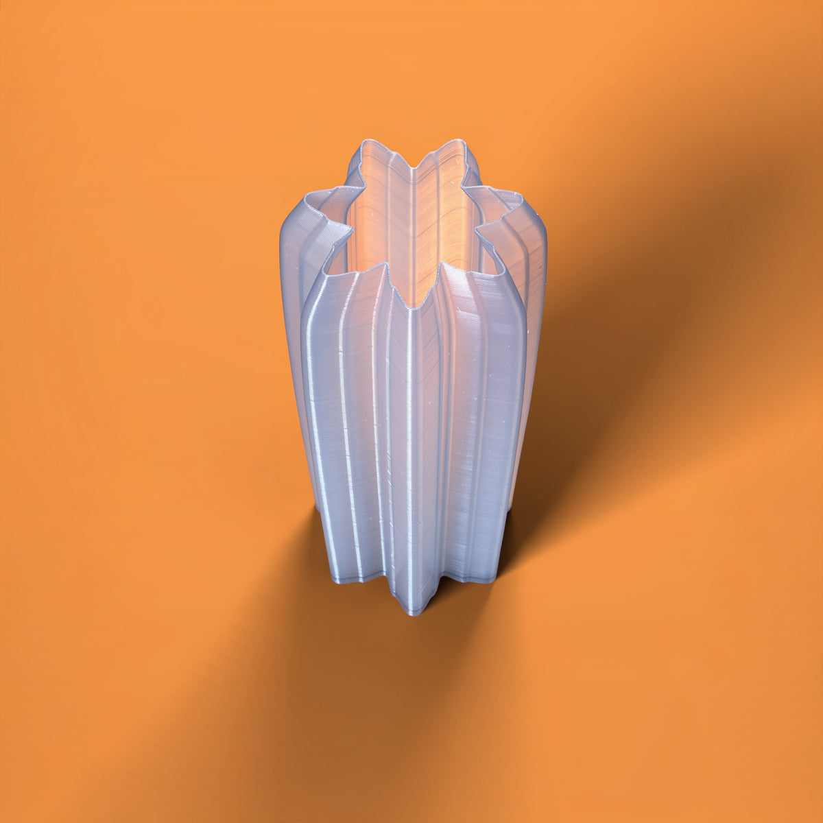 Portaombrelli Cactus Scamarcia Design visto dall'alto – colore Trasparente