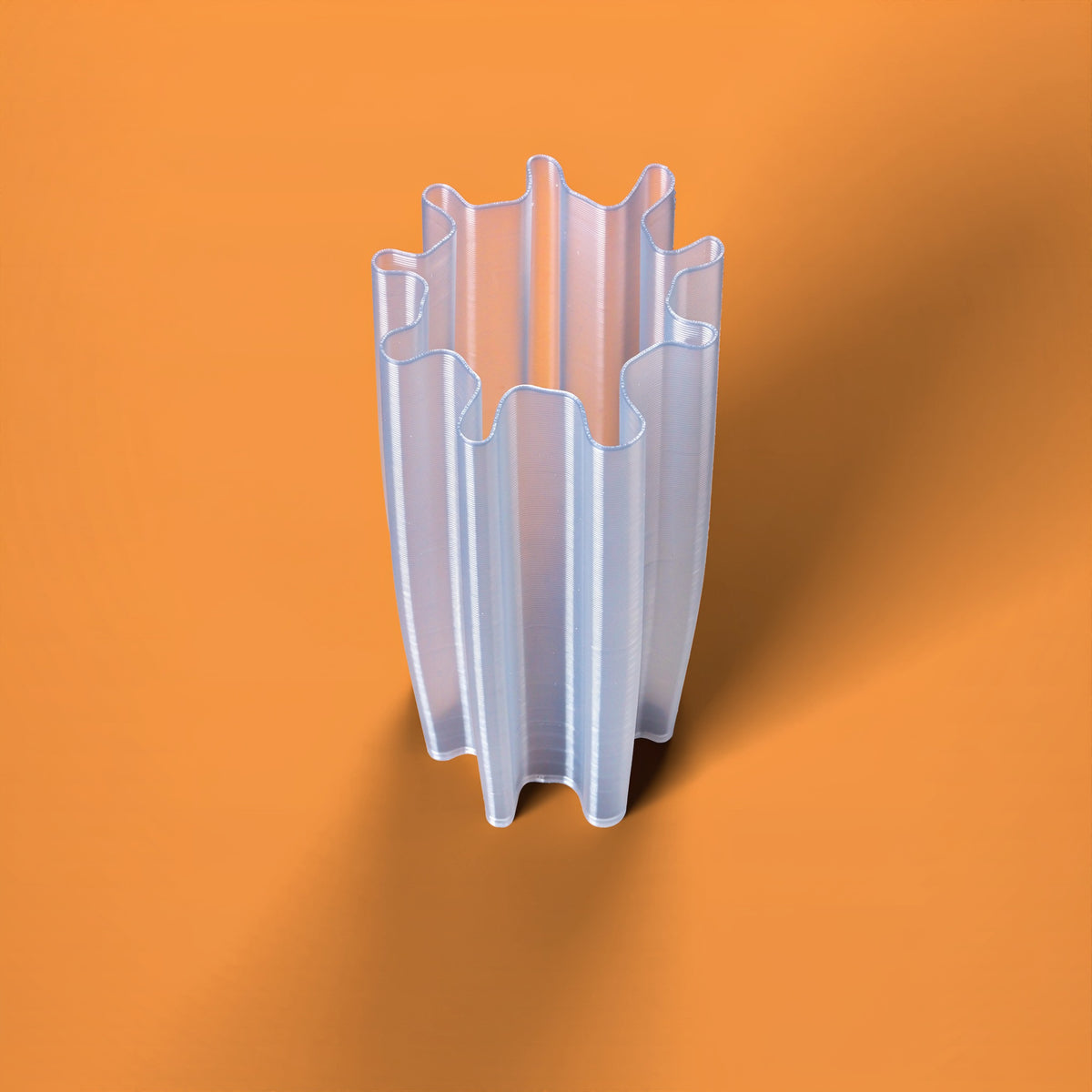 Portaombrelli Corallo Scamarcia Design visto dall'alto – colore Trasparente